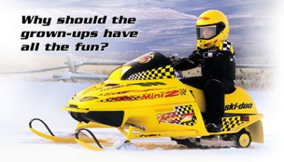 mini z snowmobile