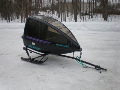 snowmobile sleigh