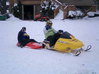 mini z snowmobile